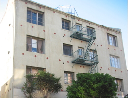 This apartment building was one of several used for prostitution by the Vasquez-Valenzuela family.