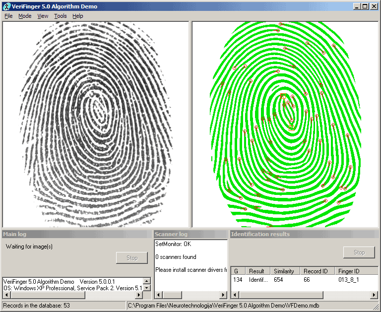fingerprint reader software